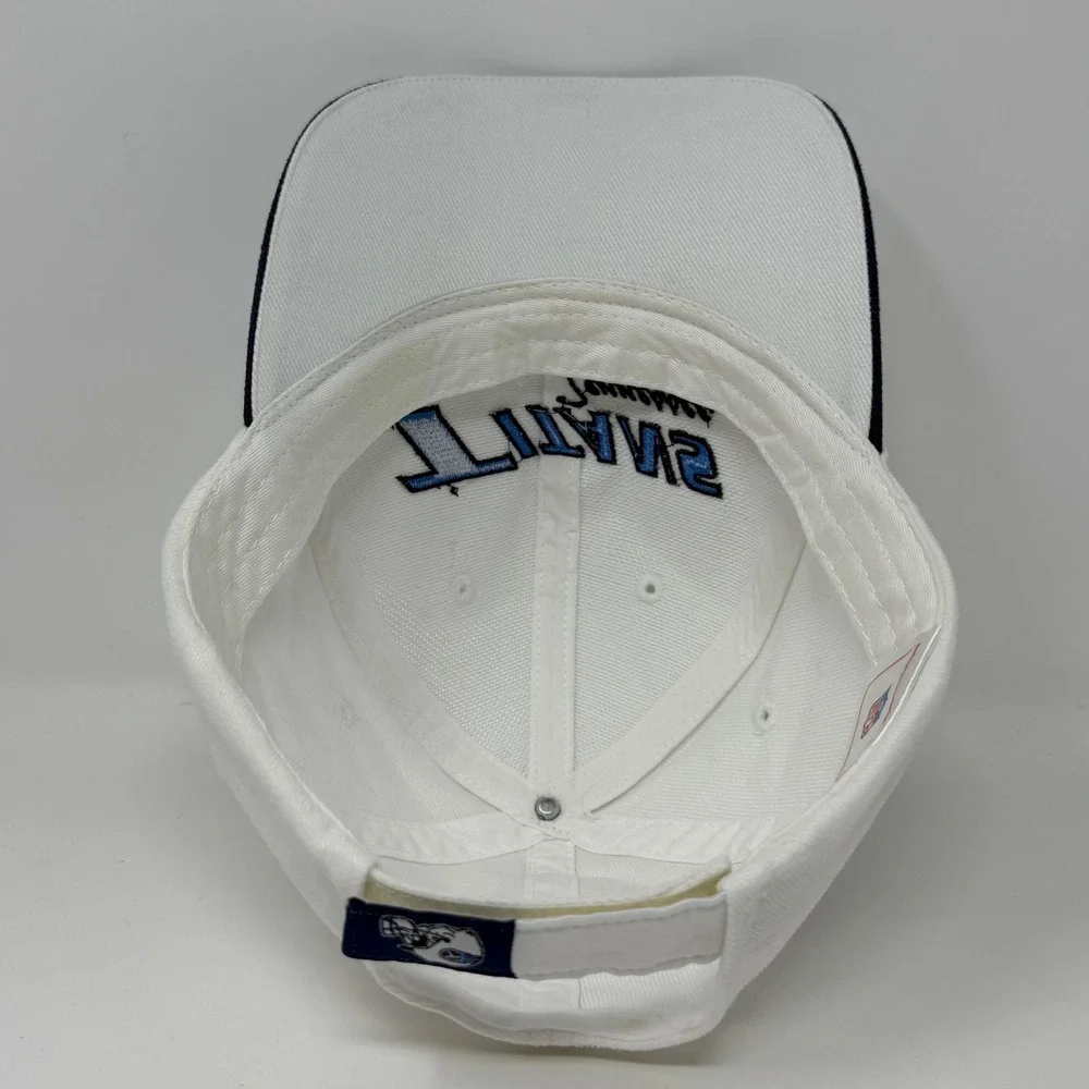 NFL Tennessee Titans White Baseball Cap Adjustable Hat Embroidered Cotton